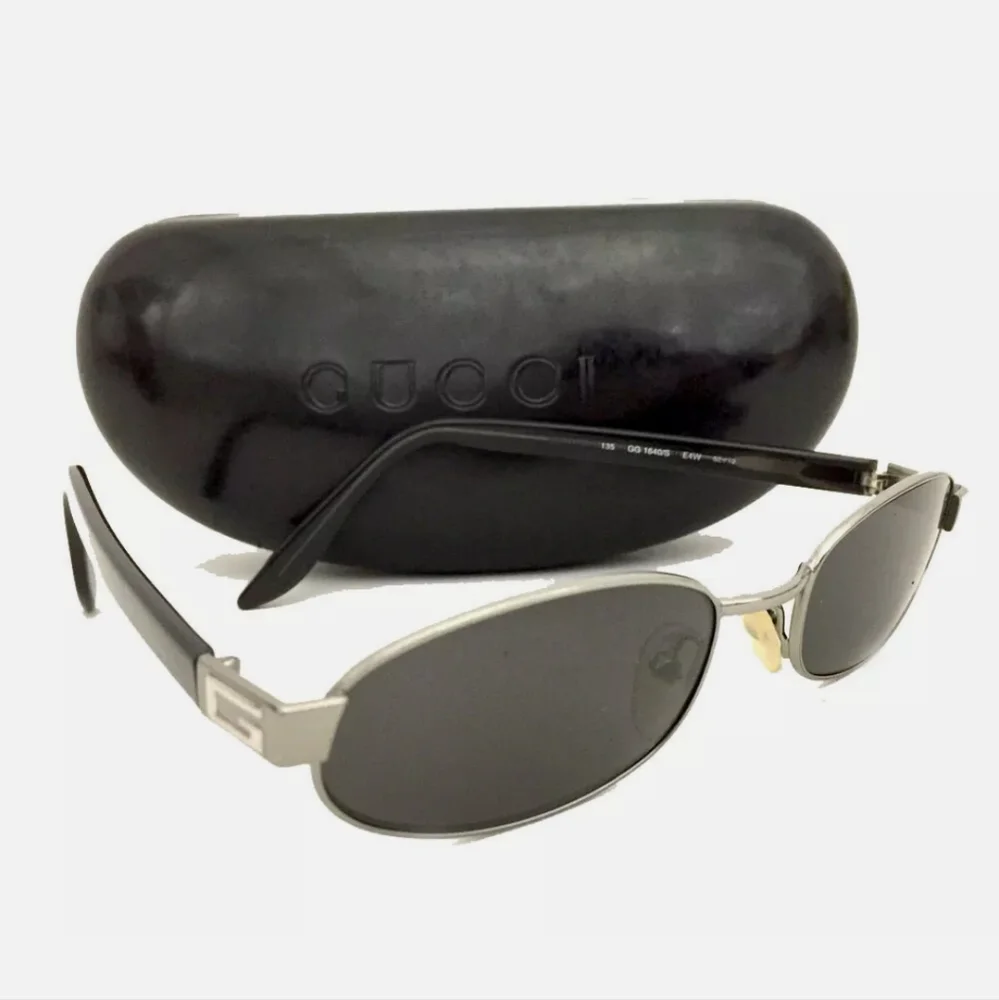 GUCCI G LOGO GG 1640/S BLACK SUNGLASSES/Q3953